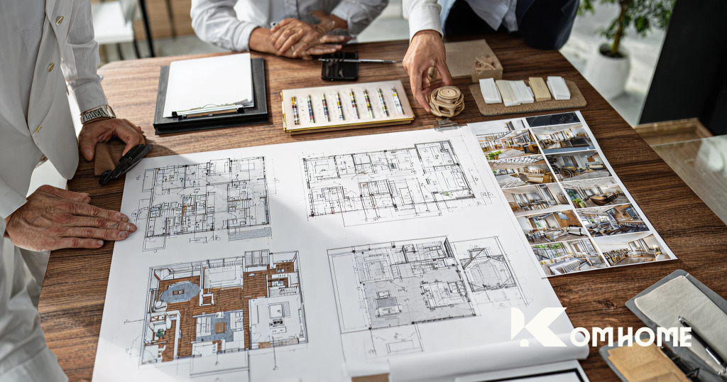Thiết kế nội thất nhà phố: Hướng dẫn toàn diện 2025 8 Quy trinh thiet ke noi that nha pho chuan 7 buoc